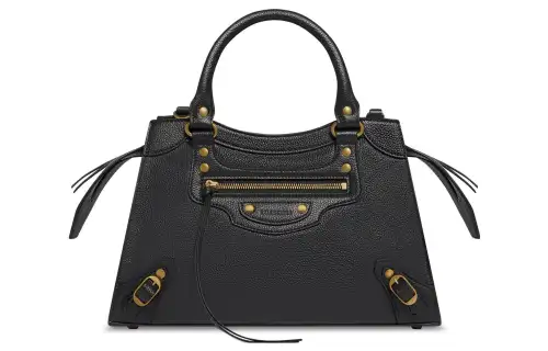 Balenciaga Calfskin Portable Crossbody Bag, Shoulder Bag Small Women's Black