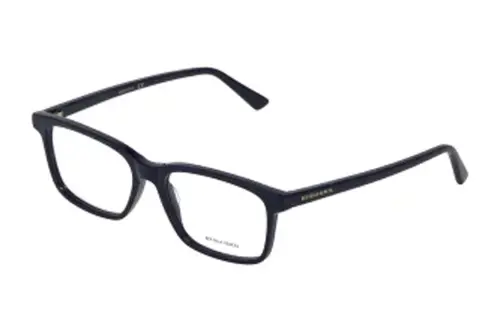 Bottega Veneta Plate Frame Rectangular Eyeglass Frames Unisex Black