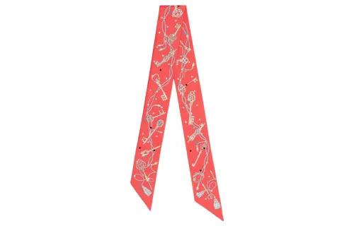 HERMES Scarves Women's Garnet Red