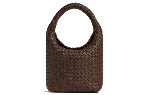 Bottega Veneta Cabat Lambskin Bucket Bag Handbag Small Women's Light Umber