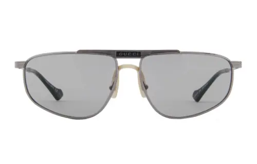 GUCCI Aviator Sunglasses Unisex Silver