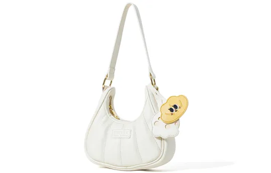 Sound For Life Pu Crescent Bag, Dome Bag, Shoulder Bag, Cell Phone Pouch, Shoulder Bag Women's