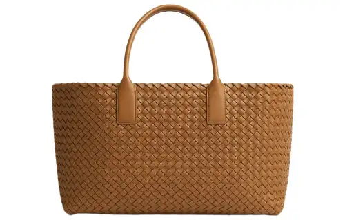 Bottega Veneta Sheepskin Tote Bag, Shopping Bag, Shoulder Bag, Handbag Medium Women's Brown