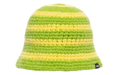Stussy Acrylic Bucket Hats Unisex Yellow