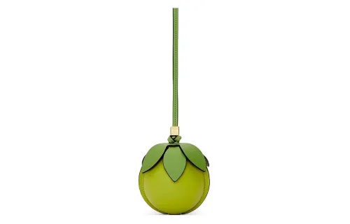 LOEWE Cow Leather Clutch Regular Women's Grassland Green