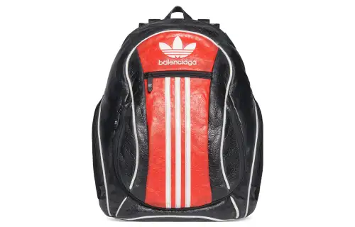 Balenciaga Adidas Collaboration Polyamide Backpack Small Men's Black/Red