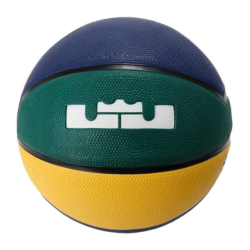 Nike Rubber Basketball Blue Green Yellow Size 7 Training Unisex