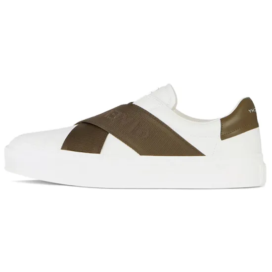 Givenchy City Skateboard Shoes Men Low-Top White/Green