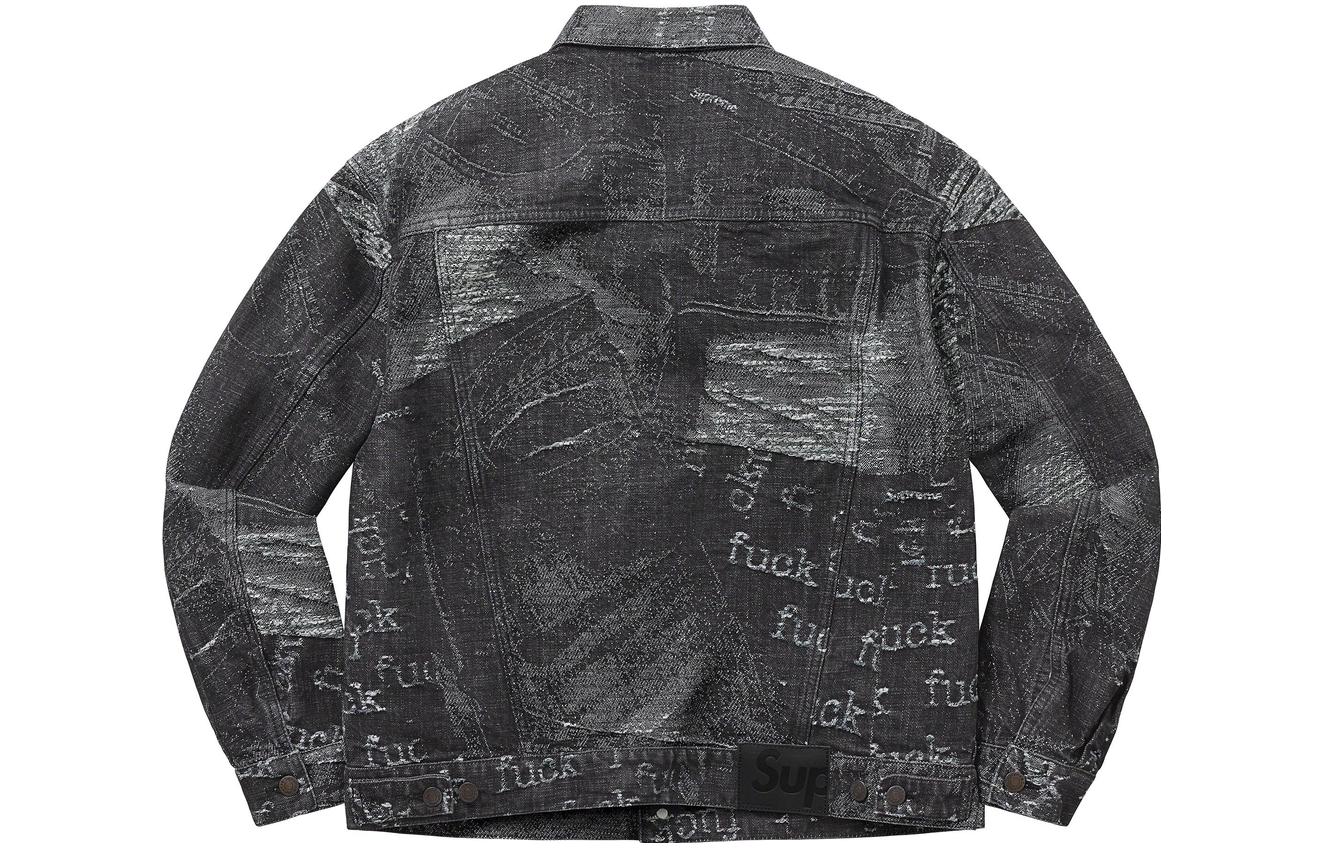 Supreme SS23 Week14 ARCHIVE DENIM JACQUARD TRUCKER JACKET  