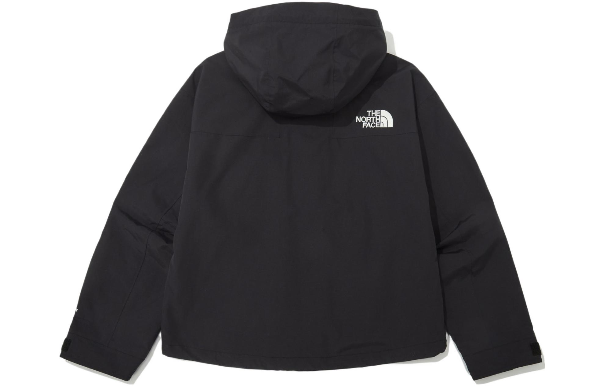 Женская куртка The North Face Crop Mountain Dry (черная) — фото 3