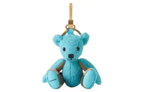 Burberry Keychains Unisex Couple's Blue