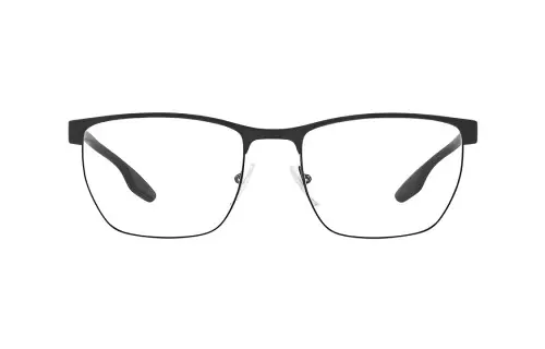 PRADA Square Eyeglass Frames Men's Black