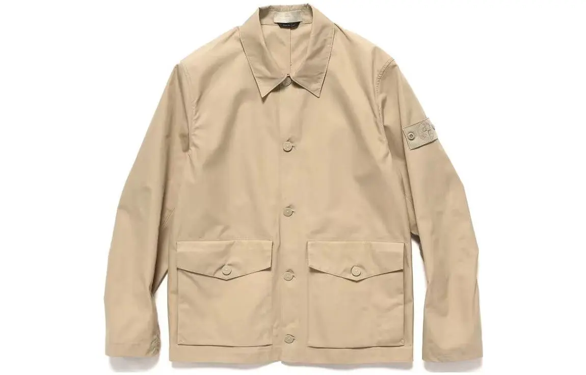 STONE ISLAND Ghost Jacket Spring Fall Season Men's Khaki