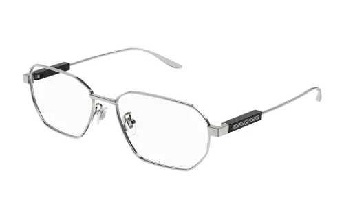 geometric-frame glasses