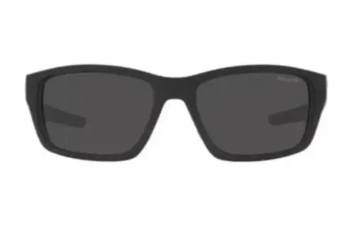 PRADA Irregular Shape Sunglasses Men's Black