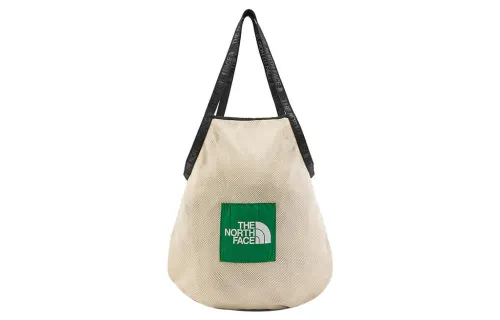 THE NORTH FACE 25L Tote Bag, Shopping Bag, One Shoulder Bag, Portable Outdoor Bag Mesh Khaki Unisex