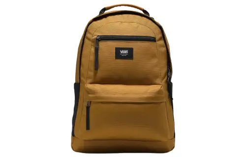 Vans Polyester Backpack Regular Unisex Gold Brown