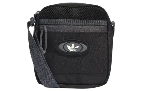 Adidas Originals Recycled Polyester Crossbody Bag, Shoulder Bag Regular Men's Black