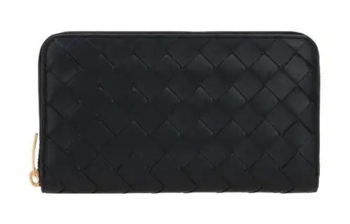 Bottega Veneta Intrecciato Zip Around Wallet