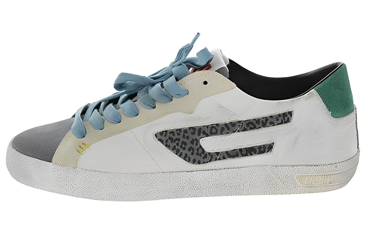 DIESEL Другое дизельное с круглой головкой и низким верхом со шнурками популярный панель обувь женский белый серый