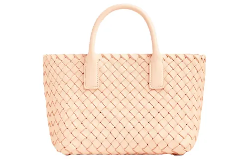 Bottega Veneta Cabat Lambskin Tote Bag, Shopping Bag, Shoulder Bag, Crossbody Bag, Handbag Mini Women's Beige