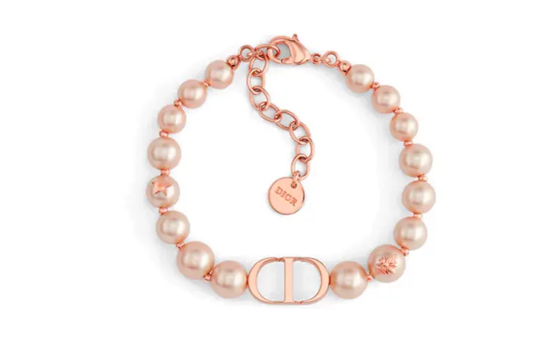 DIOR Resin, Metal Bracelets Women's Rose Gold