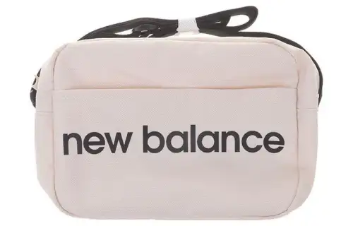 New Balance Fabric Crossbody Bag, Shoulder Bag Unisex Ecru