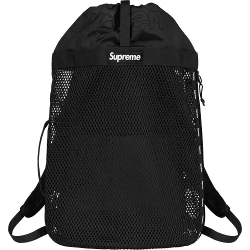 Supreme Polyethylene Backpack Unisex Black