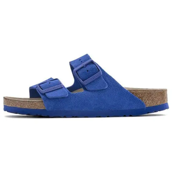 Birkenstock Arizona Sfb Vl Suede Sandals 'Ultra Blue' Women's