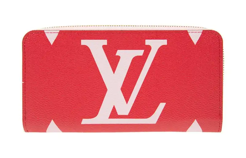 LOUIS VUITTON Zippy Wallet Monogram Giant Red/Pink