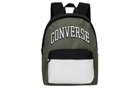 Converse Polyester Backpack Unisex Gray Olive