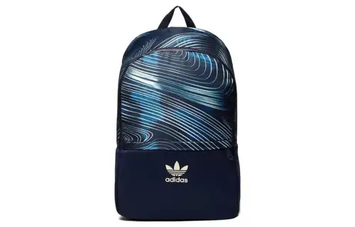 Adidas Originals Trefoil Polyester Backpack Regular Unisex Blue