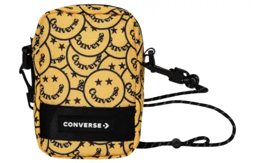 Converse Polyester Card Holder, Cell Phone Pouch, Shoulder Bag, Crossbody Bag Regular Unisex Yellow