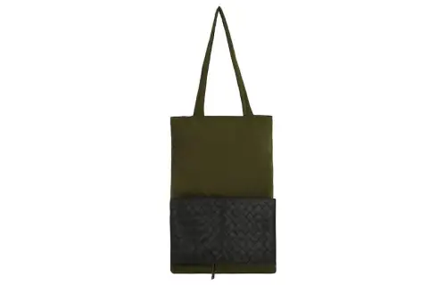 Bottega Veneta Nylon Tote Green/Black