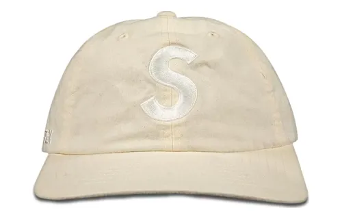 Supreme 100% Cotton Baseball Caps Unisex Ecru