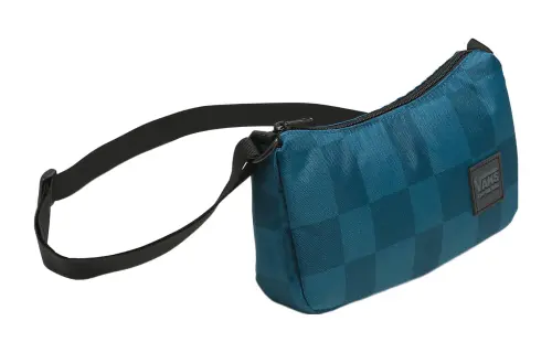 Vans Recycled Polyester Crossbody Bag, Shoulder Bag Unisex Blue Green