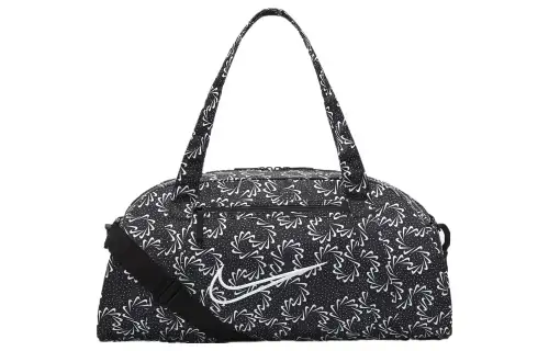 Nike Polyester Gym Bag, Shoulder Bag, Crossbody Bag, Handbag Regular Women's Black/White