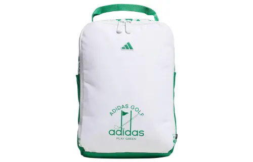 Adidas Polyester Handbag Shoe Bag Men's White & Green