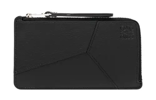 LOEWE Calfskin Card Holder, Wallet Men's Black