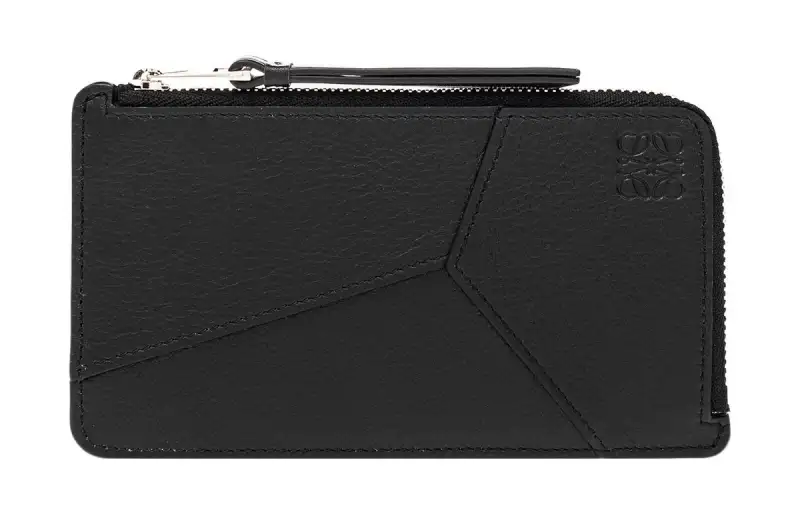 LOEWE Calfskin Card Holder, Wallet Men's Black