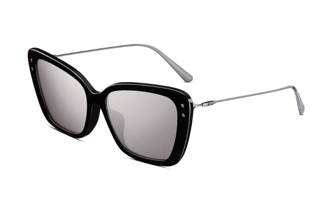DIOR Plate And Metal Butterfly Sunglasses Women's Black