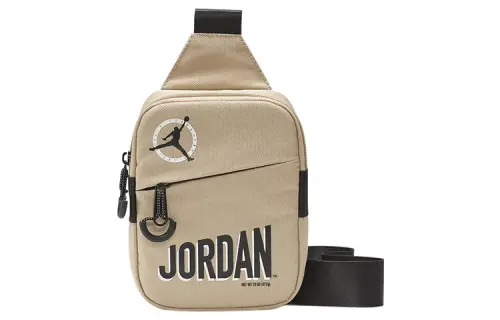 Jordan Polyester One Shoulder Crossbody Fanny Pack Unisex Brown