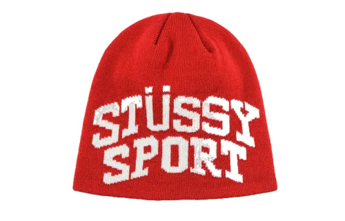 Stussy Beanies Unisex Red
