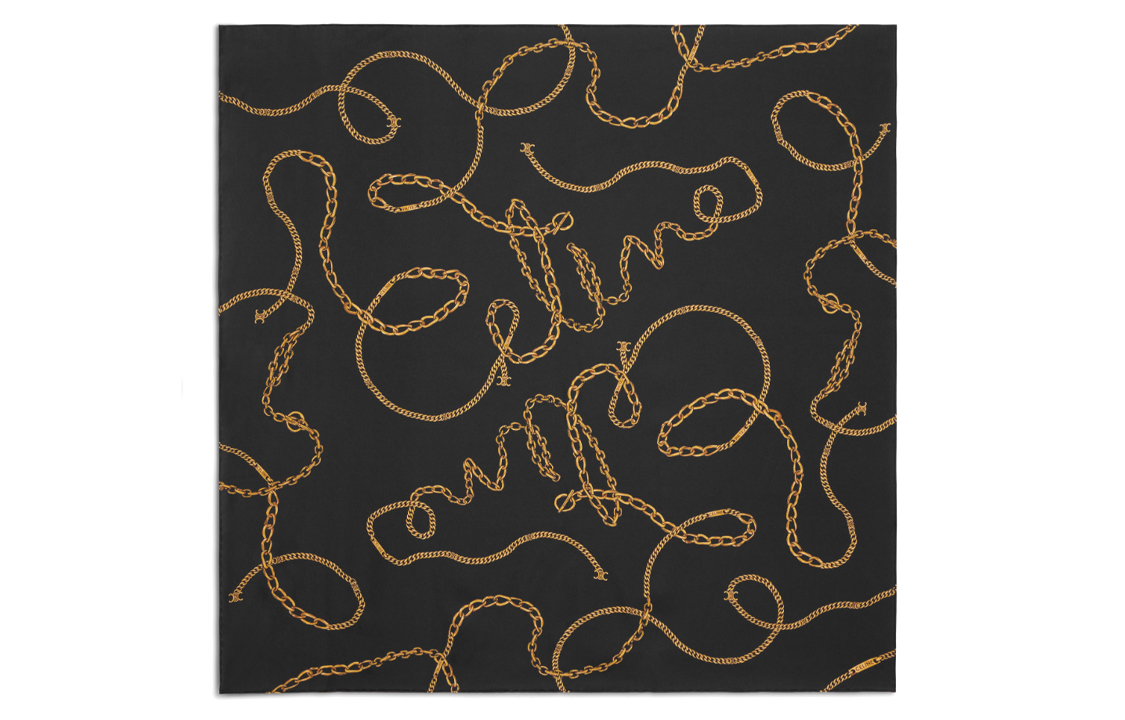 CELINE Square In CELINE Chain Silk Twill