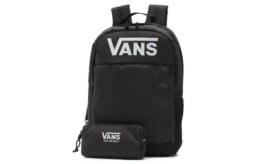 Vans Polyester Backpack Regular Unisex Black/Charcoal