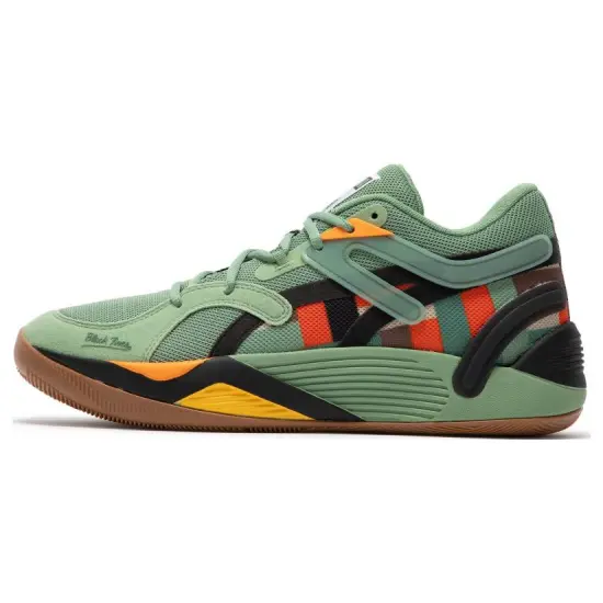 PUMA Trc Blaze Basketball Shoes Men Low-top Green