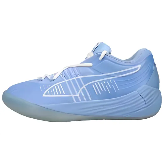 PUMA Fusion Nitro Basketball Shoes Men Low-top Blue