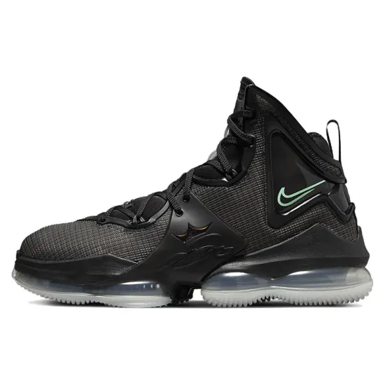 Nike LeBron 19 Black Anthracite Green Glow