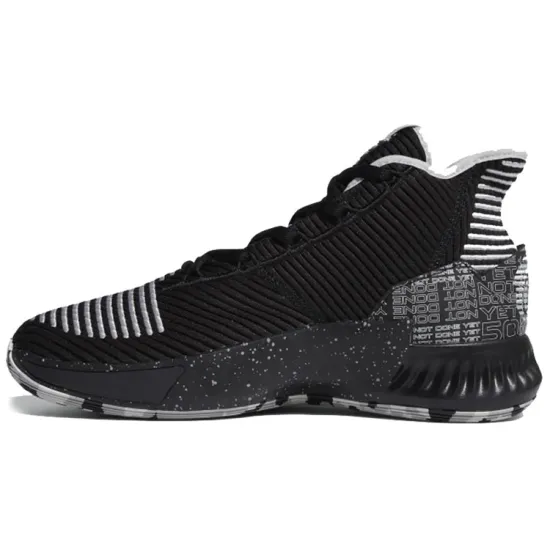 Adidas D Rose 9 Basketball Shoes Men Low-top Black/White