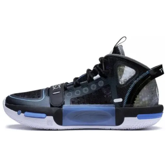 LINING Shadow 4 V2 Basketball Shoes Men Mid-Top Black/Gray